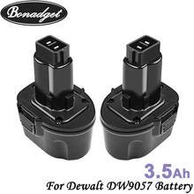 Bonadget-Batería de repuesto para herramientas eléctricas, 7,2 V, 3500mah, NI-MH, DW9057, para Dewalt, DW9057, DE9084, DE9085, DE9085-XJ, DE9057 2024 - compra barato