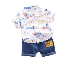 New Summer Baby Clothes Children Boys Cotton Sport Shirt Shorts 2Pcs/Sets Toddler Casual Costume Infant Clothing Kids Tracksuits 2024 - buy cheap