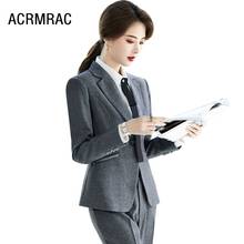 Women suits spring Long sleeve blazers pants Office Lady Formal Work clothes women pants suits woman set suits 20917 2024 - buy cheap