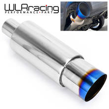Car Exhaust Systems Muffler Tip Tail Pipe High Quality Universal Stainless Steel OD 89 mm to 50mm Silencer tail pipe 2024 - buy cheap