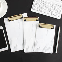 Marble Pattern A4 Clipboard Board Clip A5 A6 Folder Filing Note Memo Paper Pad Stationery Clamp  Document Writing Pad Filing 2024 - buy cheap