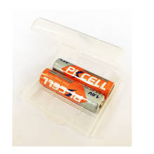 Pkcell-2 pilhas recarregáveis nizhi aa 2500mwh nizn, 1.6v, embalada com 1 estojo transparente para armazenamento de bateria, 2 peças 2024 - compre barato