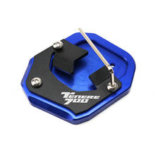 Soporte lateral para Yamaha Tenere 700 XT700Z XTZ700 2019-2021, pata de cabra, almohadilla de extensión, placa de soporte, logotipo "tenere700" 2024 - compra barato