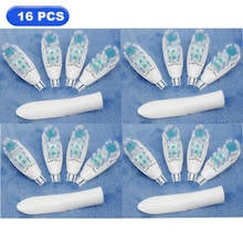 Recambio de cabezales de cepillo de dientes eléctrico para Oral B 4732 3733, cabezal de cepillo de higiene, Kit de limpieza de dientes, 16 Uds. 2024 - compra barato