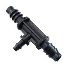 10 Pcs Tee Connector Use In The 8/11mm Tube Change In 4/7mm Barbed Connector Pipe Tee Garden Watering Irrigation 2024 - buy cheap