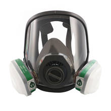 7 em 1 máscara de gás ácido orgânico máscara facial completa respirador tinta química pesticidas laboratório máscara de poeira combinado com filtros pm022 2024 - compre barato