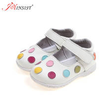 Sapatos de couro comum para crianças, calçados para bebês e meninas, primavera 2018