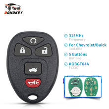 Dandkey Remote Key For Buick For Chevrolet Tahoe Traverse GMC 2007 2008 2009 2010 2011 2012 2013 KOBGT04A Fob 5 Buttons 315Mhz 2024 - buy cheap