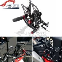 Motorcycle CNC Adjustable Rear Set Rearsets Footrest Foot Rest For SUZUKI GSX-S750 2015-2016 GSR750 2011-2017-2018-2019 2024 - buy cheap