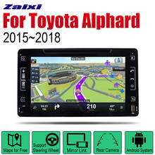 ZaiXi Авто Радио 2 Din Автомобильный dvd-плеер на основе Android для Toyota Alphard 2015 ~ 2018 GPS Навигация BT Wifi карта мультимедийная система стерео 2024 - купить недорого