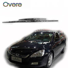 Overe-kit de lâmina de limpador dianteira de borracha para honda accord 2012, 2011, 2010, 2009 a 2002, acessórios originais para limpador de para-brisa 2024 - compre barato