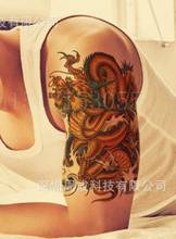 Waterproof Temporary Tattoo Sticker big arm 22*15cm gold dragon tatto stickers flash tatoo fake tattoos tatouage tatuajes 2024 - buy cheap