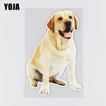 Yoja 11.6 × 18.3cm bonito labrador traseiro pára-brisa adesivos decoração do corpo animal acessórios do carro 19b-0034 2024 - compre barato