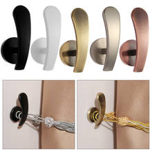 2pcs Metal Curtain Drapery Tiebacks Door Wall Tassel Hooks Wall Tieback Curtain Hook Tassel Towel Hanger For Cloth-Hat Hook 2024 - buy cheap