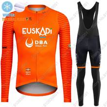 Euskadi-Ropa térmica de Ciclismo para hombre, Conjunto de Jersey de manga larga, traje de bicicleta de carretera, Maillot de invierno, 2020 2024 - compra barato