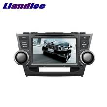 LiisLee-Radio Multimedia con GPS para coche Toyota Highlander, Radio de alta fidelidad con navegación, Audio estéreo, DVD, estilo Original, 2007 ~ 2013 2024 - compra barato