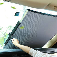 Автомобильный солнцезащитный козырек для лобового стекла, автоматический складной солнцезащитный козырек для окна автомобиля, защита от УФ-лучей, аксессуары 2024 - купить недорого
