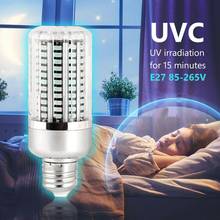 Lámpara de desinfección germicida UV LED UVC E27, Bombilla de desinfección de ozono para el hogar 2024 - compra barato