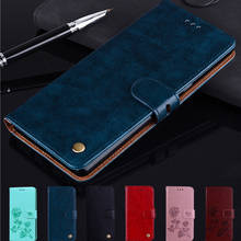 Capa flip de couro luxuosa para oppo, realme c21 capa à prova de choque realme c21 nfc 2024 - compre barato