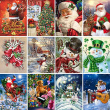Diamond Painting 5d Christmas Full Square/Round Diamond Embroidery Sale Santa Claus Mosaic Snowman Home Decor Gift 2024 - buy cheap
