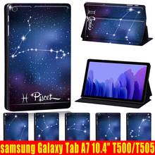 Tablets Case for Samsung Galaxy Tab A7 10.4 Inch 2020 T500/T505 Anti-Drop Bracket Leather Tablet Case + Free Stylus 2024 - buy cheap