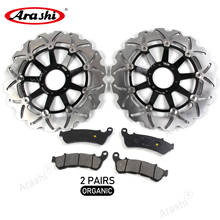 ARASHI CNC Front Brake Disc Brake Pads For HONDA Crossrunner 800 2012 2013 2014 Front Rotors Pad Motorcycle Accessories 2024 - buy cheap