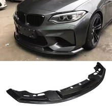 Carbon fiber Racing Front Lip Apron Spoiler Spiltters Chin For BMW F87 M2 2016-2017 Car Styling 2024 - buy cheap