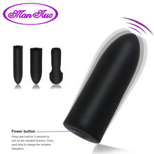 Vibrating Bullet Vibrator G spot Massager Butt Anal Plug 10 Vibration Modes Clitoris Sex Toys Base for Male, Female and Beginner 2024 - buy cheap