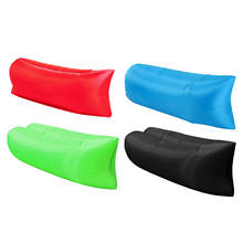 Inflatable Lounger Camping Sleeping Bag Air Sofa Bed for Indoor Outdoor Beach 2024 - buy cheap