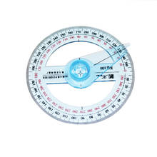 1Pc Plastic Round Ruler 360 Protractor with Degree Pointer for Professional Survey Work DIY Sewing Ruler Measuring Tool 2024 - buy cheap