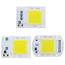 LED COB Lamp Chip 10W 20W 30W 50W AC 220V 240V IP65 Smart IC No Need Driver DIY Flood light Led Bulb Spotlight Outdoor Chip Lamp 2024 - купить недорого