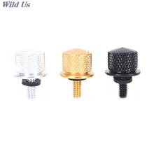 New 1/4"-20 Thread Knurled Head Screws Cap Rear Seat Quick Mount Bolt Touring Softail Dyna Sportster XL 883 1200 Custom 2024 - buy cheap