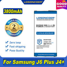 LOSONCOER 3800mAh EB-BG610ABE Battery For Samsung Galaxy J6+ J6 PLUS SM-J610F / J4+ 2018 SM-J415 / J4 Core J410 ON7 2016 2024 - buy cheap
