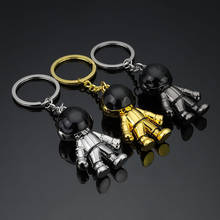 1Pcs Creative Fashion 3D Astronaut Space Robot Metal Keychain Figures Toy Car Ornaments Key Ring Accessories 2024 - buy cheap