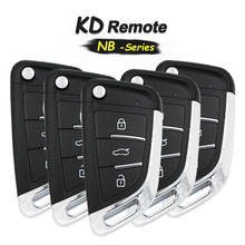 KEYECU 5x NB-Series универсальный пульт дистанционного управления с 3 кнопками для KD900 KD900 + KD-X2, KEYDIY пульт дистанционного управления для NB29 2024 - купить недорого