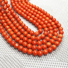 Natural Coral Beads Round Shape Coral Loose Beads for Jewelry Making Necklace Bracelet Earrings Size 3, 5mm 2024 - buy cheap