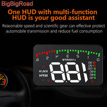 BigBigRoad-proyector de parabrisas Hud para coche, sistema de alarma automático para Mazda 2, 3, 5, 6, 8, Mazda3, CX-5, CX-8, Atenza, CX-4, CX-7, Mazda6 2024 - compra barato