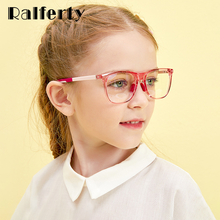 Ralferty TR90 Square Glasses Kids Girl Boy Online Class Anti Blue Light Glasses Prescription Myopia Optic Eyeglass Frames Child 2024 - buy cheap