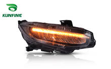 KUNFINE-Conjunto de faros delanteros para coche, luces LED para Honda Civic, Tuning, piezas, Plug And Play 2024 - compra barato