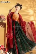 Disfraz de hada tradicional china, traje de la antigua dynasty tang, ropa de princesa hanfu, traje de escenario, traje de baile folclórico, 2021 2024 - compra barato