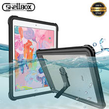 Shellbox-funda protectora de silicona para tableta, carcasa impermeable para Apple iPad Pro 10,5, 11, 9,7 pulgadas, 2017, 2018 2024 - compra barato