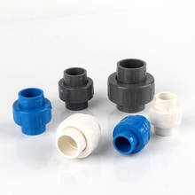 PVC Union Aquarium Fitting Pipe Coupling Water Supply Connector Inner Diameter 20mm to 50mm 3 Color 2024 - buy cheap
