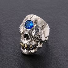 Vintage Stainless Steel Skull Ring Ancient Greek Myth Cyclops Rings for Motorcycle Party Steampunk Gothic Rings for Men Jewelry 2024 - buy cheap