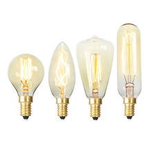 G45 T25 ST48 T45 E14 Filament Bulbs 220V 230V 240V Vintage 40W E14 Edison Bulbs Retro Incandescent Screw Bulb for Pendant light 2024 - buy cheap