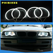 Набор «ангельские глазки» CCFL, теплое белое кольцо с ореолом для BMW 3 серии E46 Compact 2001 2002 2003 2004 2005 Demon Eye 2024 - купить недорого