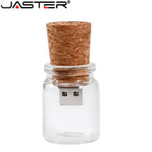 JASTER-memoria USB 2,0 para fotografía, pendrive con botella de deriva creativa y corcho, 4GB, 8GB, 16GB, 32GB y 64GB 2024 - compra barato