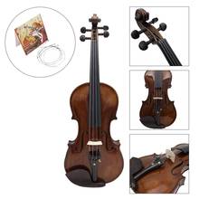 4x Violin Fiddle Strings Instrument Parts Accessory for Beginners Students 2024 - buy cheap