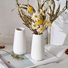 Florero de cerámica moderno para decoración del hogar, figuritas de flores secas falsas, decoración de mesa de centro, muebles artesanales 2024 - compra barato