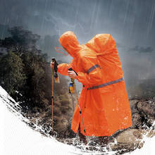 Mochila reflectante Unisex para exteriores, impermeable, Poncho de lluvia de una pieza, chaqueta para senderismo, Camping y ciclismo 2024 - compra barato