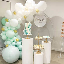 120 pçs macaron hortelã balão branco arco confetes de ouro decorações da festa de aniversário do casamento crianças adulto látex balões de chuveiro do bebê 2024 - compre barato
